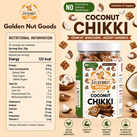Alternative view of Coconut Flavoured Chikki