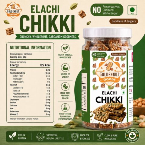 Elaichi Flavour Chikki - Image 3
