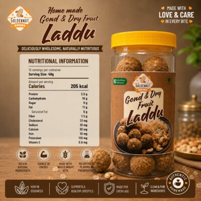 Gond and Dry fruit Laddu Nutritional information