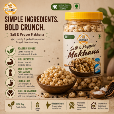 Salt and Pepper Makhana