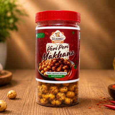 Peri Peri Makhana (70g) | Roasted Spicy Fox Nuts Snack | Golden Nut Goods