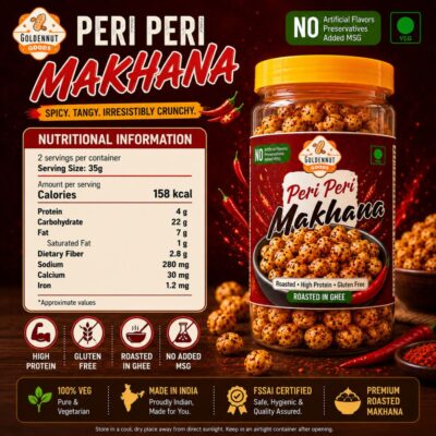 Peri Peri Makhana Nutritional Information